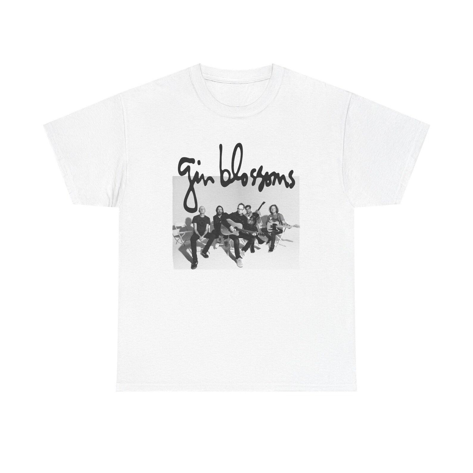 Gin Blossoms Shirt Vintage Alternative Rock Tee 90s Rock Band T shirt Retro Music Graphic Tee Concert Style Unisex Gift Heavy Cotton Tee S