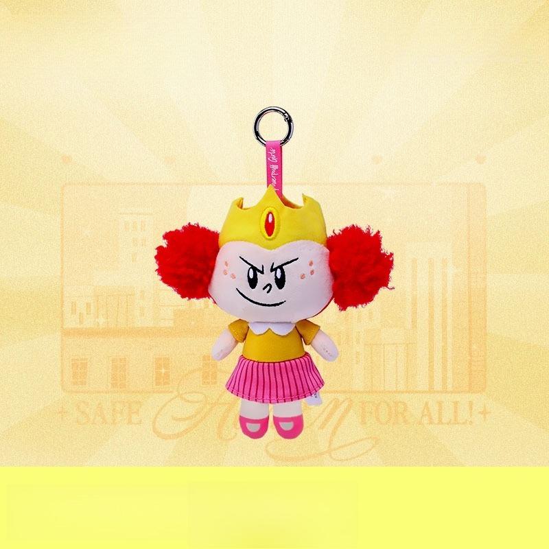 15cm Kawaii The Powerpuff And Girls Serie Schurk Pluche Speelgoed Sleutelhanger Schattig Cartoon Creativiteit Knuffel Speelgoed Sleutelhanger Cadeau 15cm