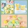 Nonstick Cake Decorating Tools Silicone Bear Mold, Steamer Safe Food Baking Pan for Kids, Bakery Equipment Home Non Stick Reusable Heatproof