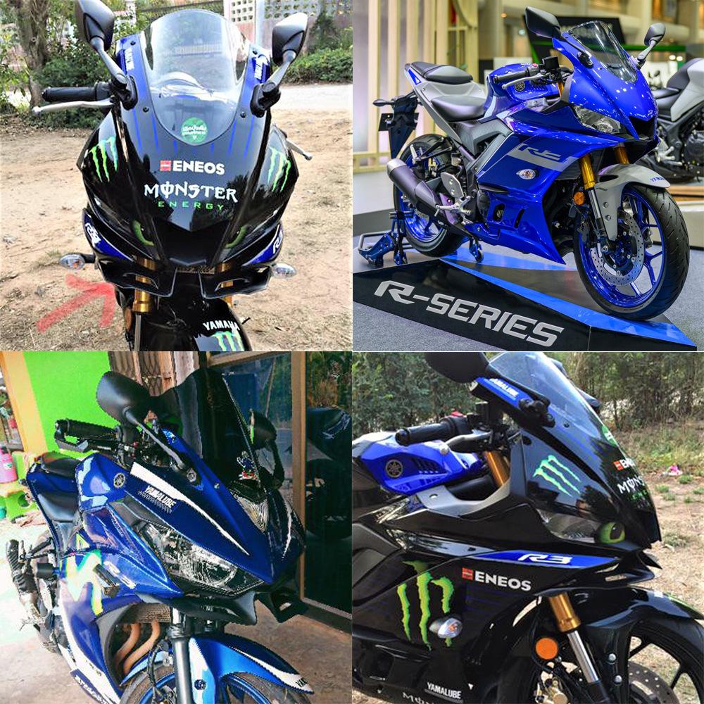 Yamaha YZF R3 R25 (2014-2021) Motocyklový pevný krídlový kapotáž