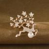 Elegant Alloy Brooch: High-End Women's Versatile Pin for Coats and Suits