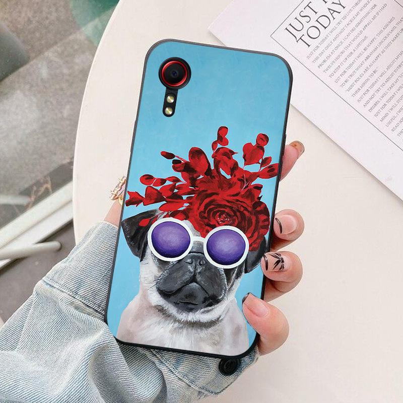 For Samsung Galaxy Xcover 5 EE Phone Case astronaut Silicone Camera Protection Back Cover For Samsung Xcover5 G525F 5EE Coque