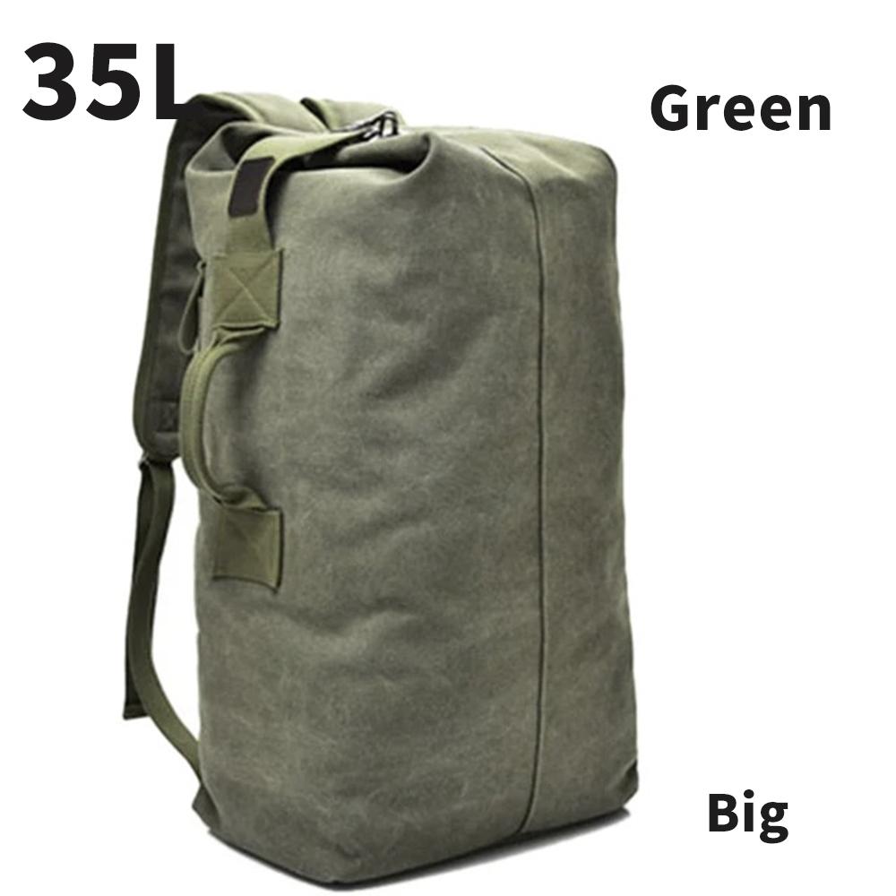 Large Travel Climbing Bag  Backpack Women Bags Canvas Bucket Bag Shoulder Sports Bag Male Outdoor