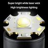 Mini Portable LED Flashlight Key Torch Camping Light Outdoor Waterproof Ultralight Fishing Hiking Emergency Lamp With Whistle