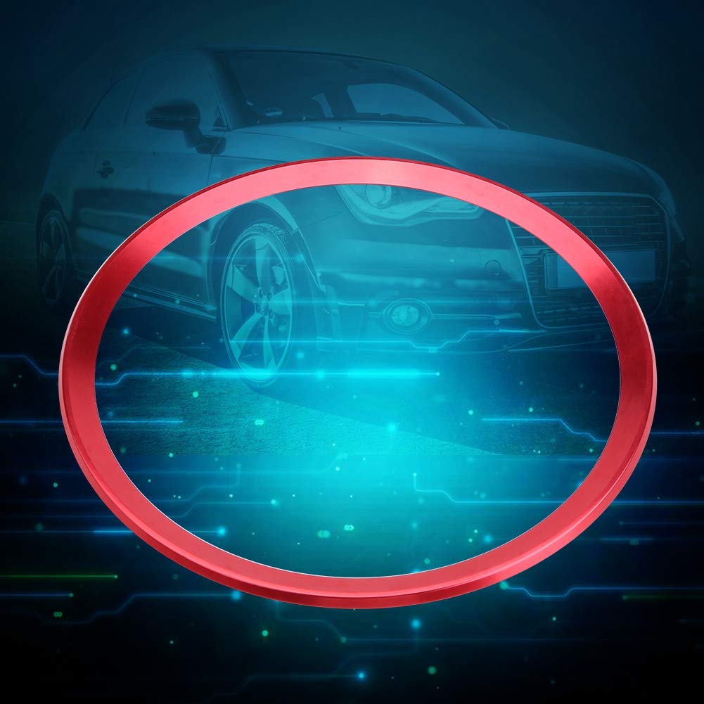 Car Steering Wheel Ring Trim, Exquisite and Unique Aluminum Alloy Steering Wheel Cover Trim