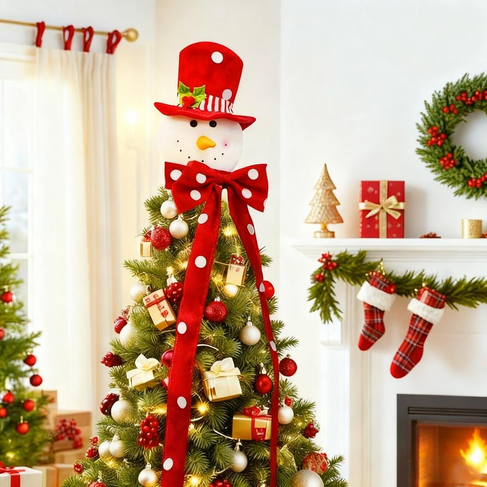 Christmas Snowman Figurines New Christmas Decorations Snowman Christmas Tree Star Ornaments Christmas Decor Top Items Home T7P8