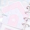 80 Sheets Cute Sweet House Sticky Notes Korean Ins Message Paper Journal DIY Base Material Memo Pad School Stationery