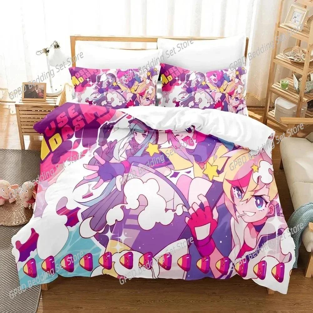 New 3D Print Anime Muse Dash Game Bedding Set Single Twin Double Queen King Cal King Size Bed Linen Set