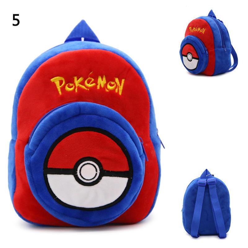 Pack Animal Cartoons Little Kid Backpack Pikachu Ball Baby Shoulder Bags