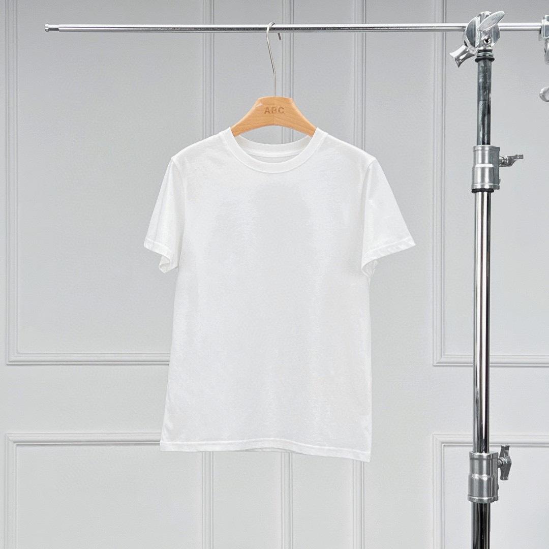 

Уоррен Морской конёк | Классическая хлопковая футболка с круглым вырезом на весну/лето 2025: Легко носить и сочетать, базовый слой с коротким рукавом или самостоятельный элемент S белый