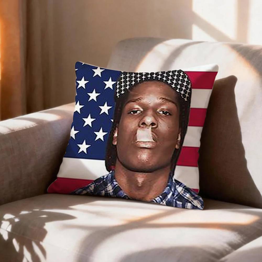 COOL RAPPER AAsap RRocky Pillow Case Pattern Printed Pillowcase For Living Room Sofa Cushion Cover