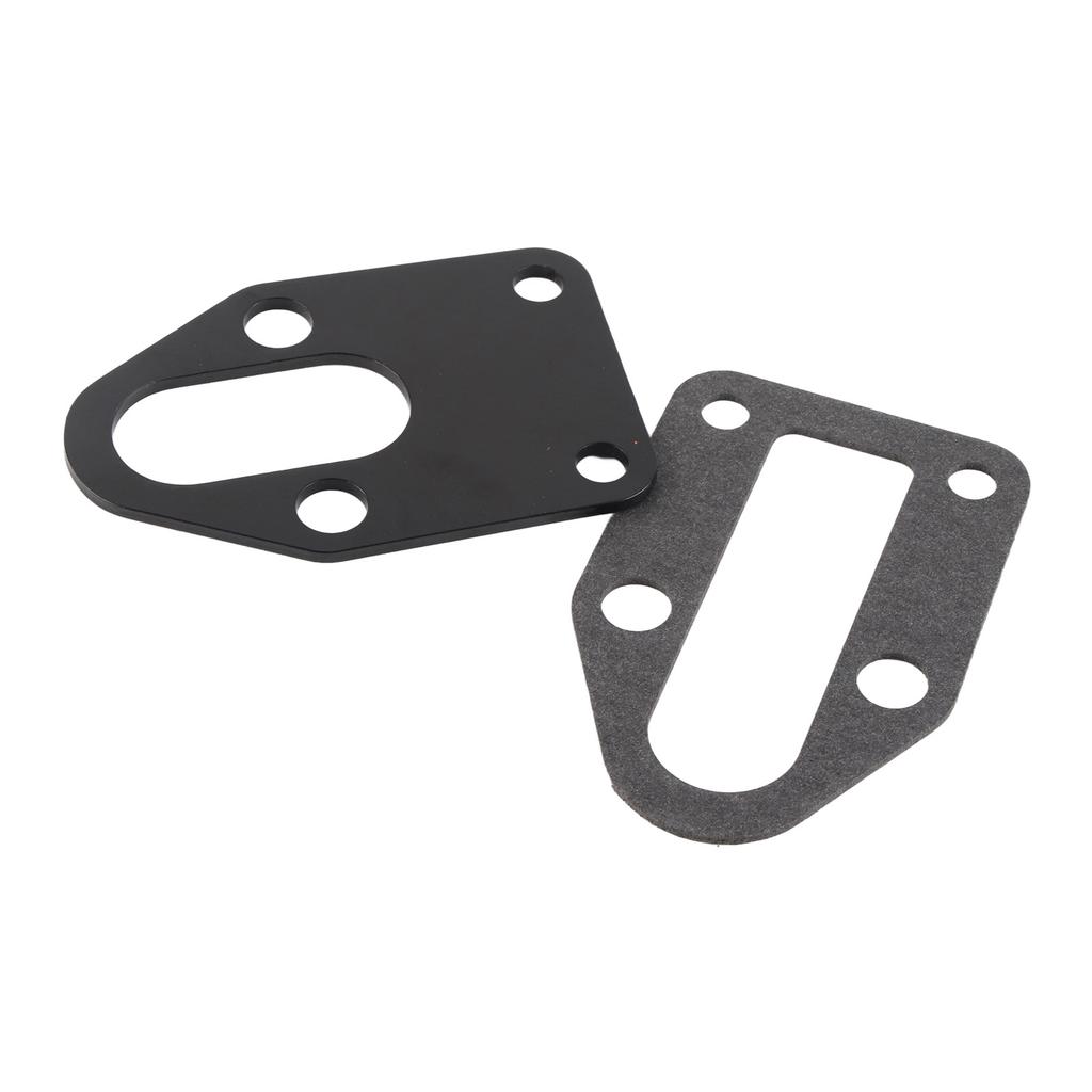 Kraftstoffpumpen-Montageplatte mit Löchern Verchromtes Ersatzteil für Small Block Chevy 283 305 327 350 383 400 Motoren