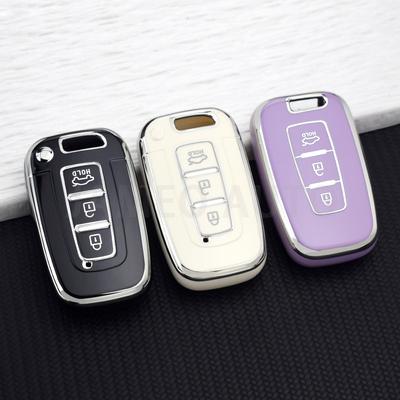 3 Buttons Car Key Case Cover For Kia Hyundai EQUUS Optima K5 Forte Opirus Rohens Ix35 SOUL SORENTO MOHAVE Borrego Key Chains