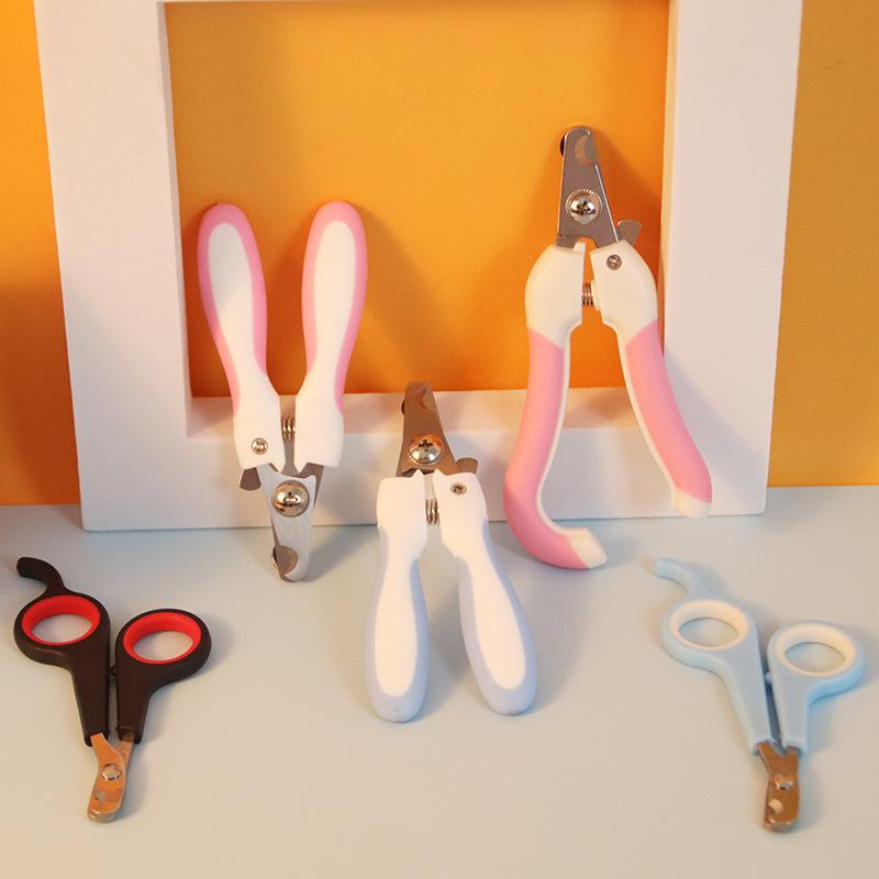 Pet Nail Clipper Set Stainless Steel Grinder Trimmer for Cats Dogs Grooming Kit
