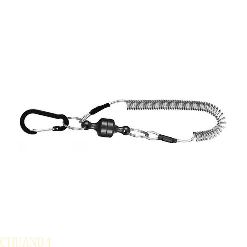 A1A2 Quick Release Clip Net Holder with Fishing Lanyards Aluminum Buckle