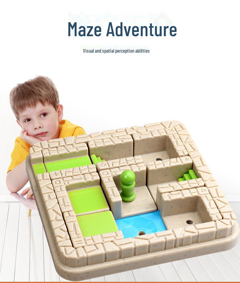 Labyrinthe de crocodiles Little Sweetie: Huarongdao, jeu de société de logique pour enfants