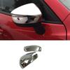 For Mazda CX3 CX-3 2016- ABS Chrome Car Exterior Headlight Trim Front Rear Fog Light Cover Side Handle Center Grill  Cover