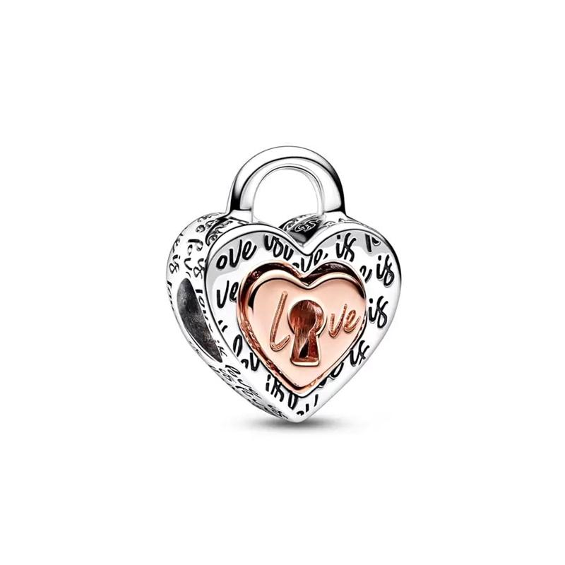 Rose Gold Multiple Series Charm Bead Fit Original Europeancopper Jewelry & Diy Making Series Bracelet Gift