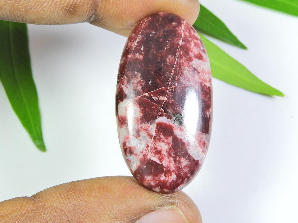 19X37X05 MM Tuliit African Natural Oval Cabochon Piatra Prețioasă pentru Confecționarea Pandantivelor SK-591
