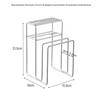 304 Stainless Steel Multifunctional Kitchen Knife & Cutting Board Rack