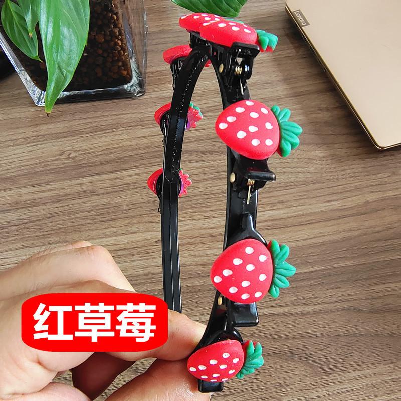 New Broken Hair Headband Female Braided Hair Artifact Multi-Layer Hollow Bangs Styling Hairpin Children's Headband Female