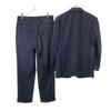 VISARUNO Made In Japan Wool Stripe Suit Setup Navy Men's Used