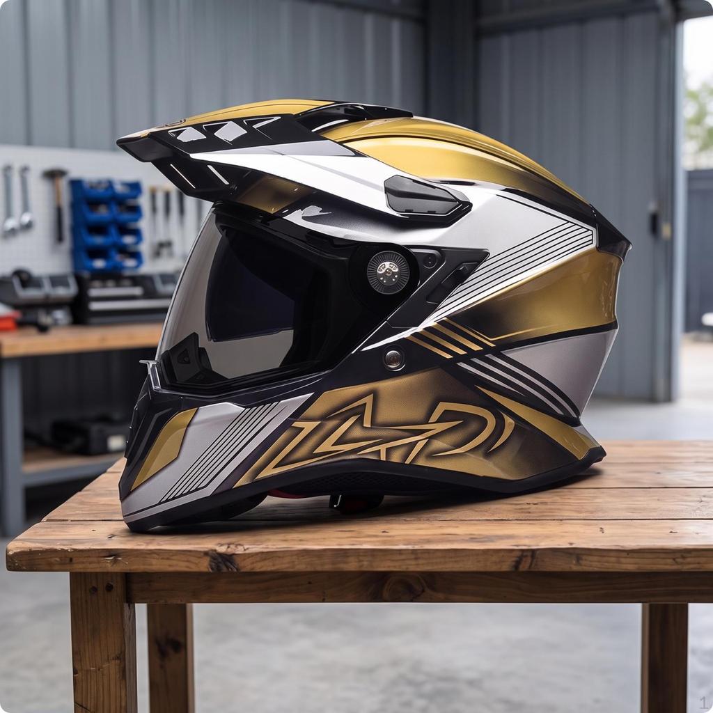 Full Face | Washable Liner, DOT Certified, Adventure Helmet with Peak, for unpaved terrain L B