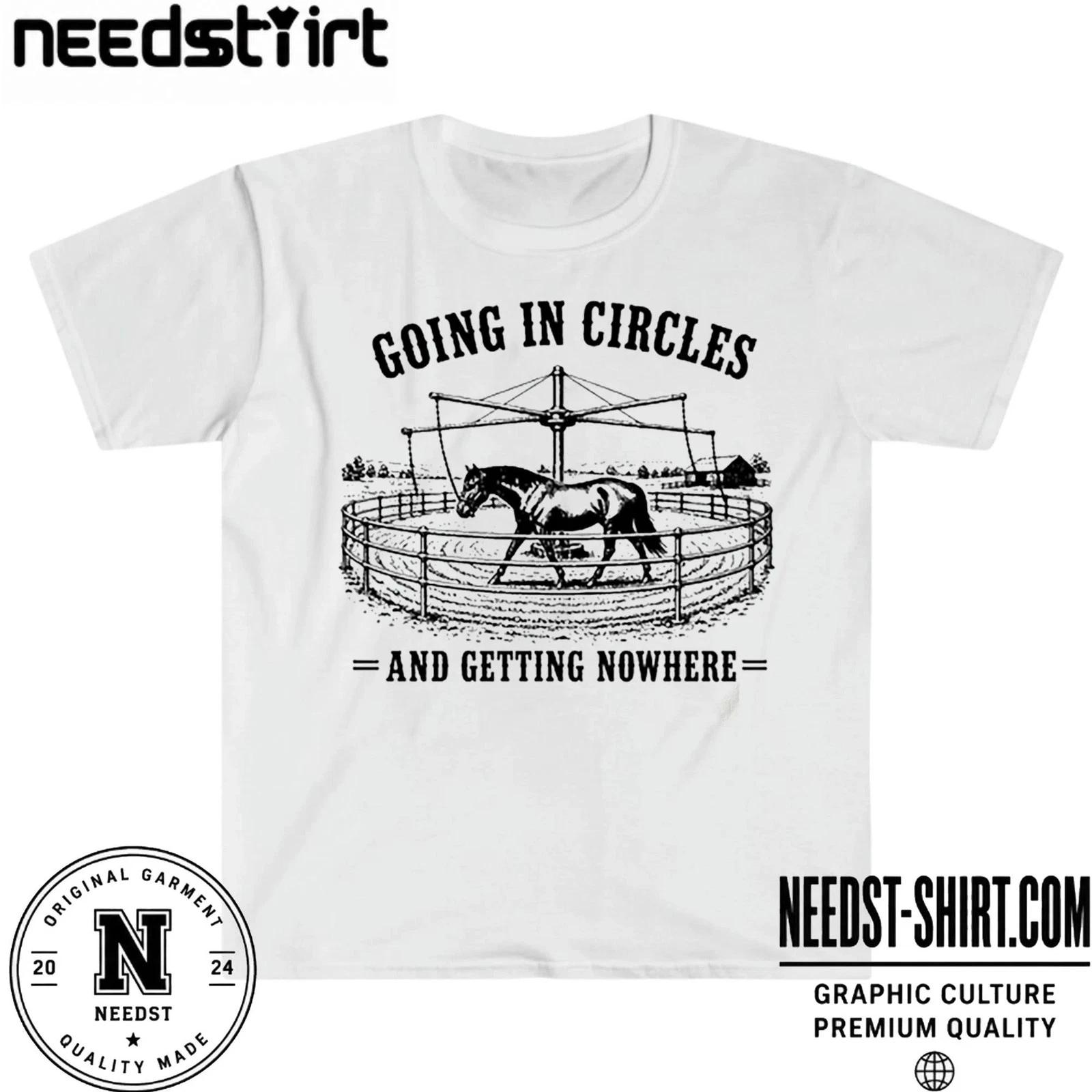 Horse going In circles and getting nowhere shirt S