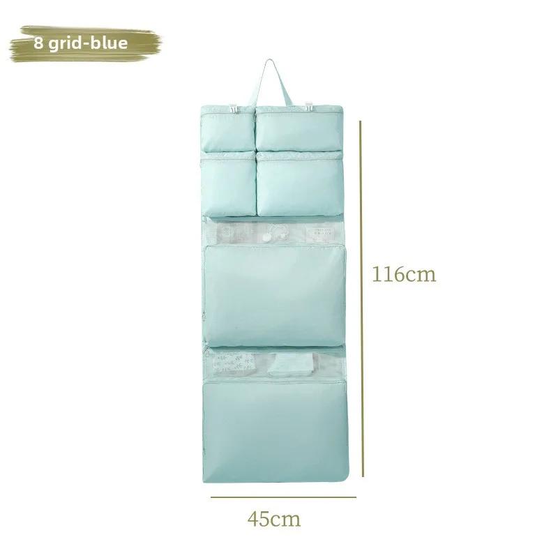 Foldable Organizer Hanging Bag for Travel, Storage Hanging Bags with Pockets - Daily Clothes Sorting Storage, Multi-Compartment