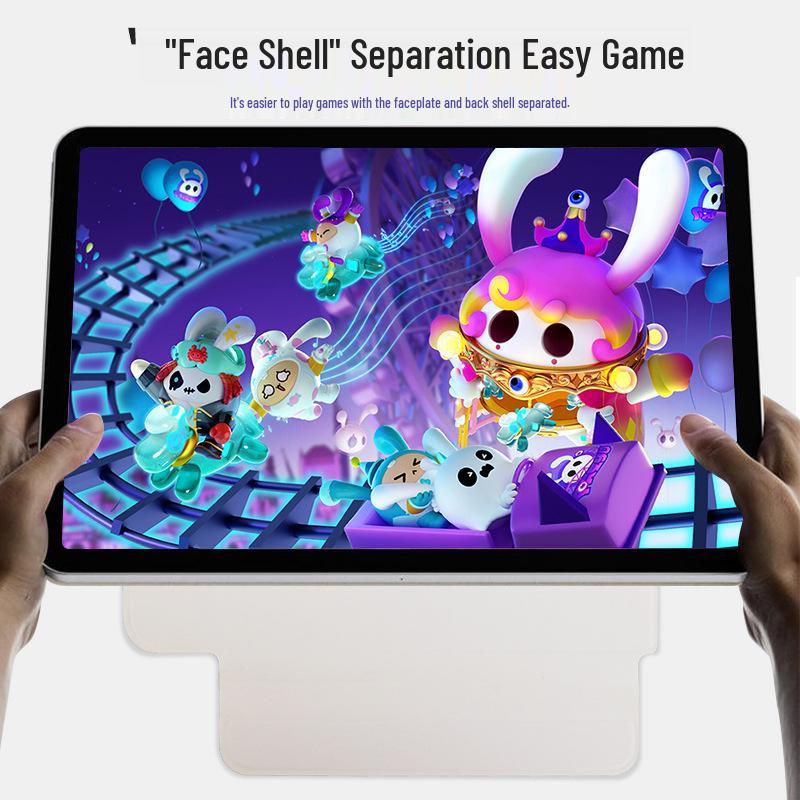 Ultra-Slim Magnetic Dual-Sided Buckle Case with Horizontal & Vertical Stand for iPad & Huawei MatePad