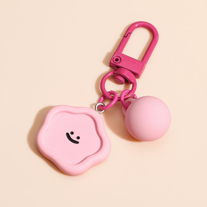 Keychain Set Candy Keyrings Chain Gitfs girls Colorful Decorative Pendant Resin Key Holder Heart Ring DIY Jewelry Accessories