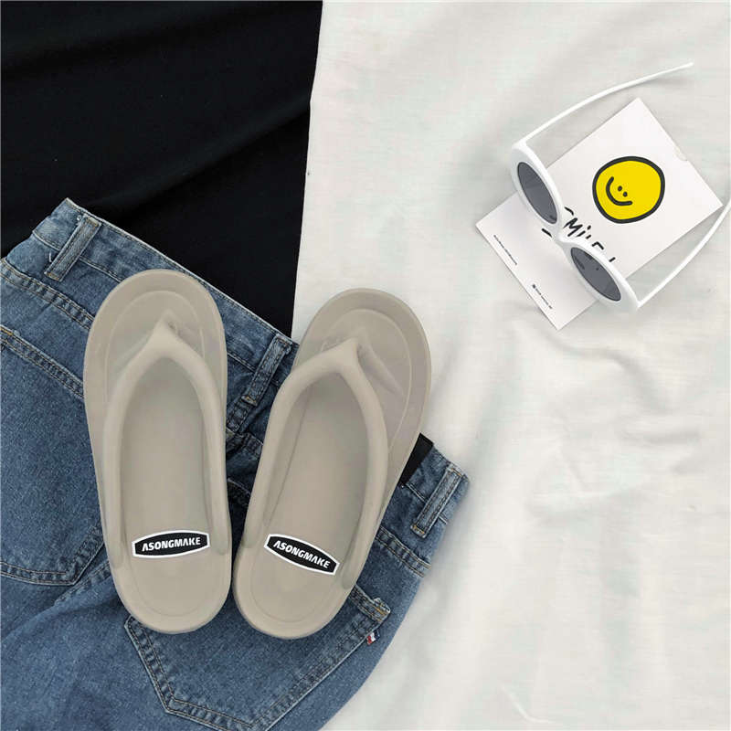 High Quality Men's Home Slippers Non Slip Comfort Summer Shoes For Women Sandals 2024 Couple Walking Breathable Flip Flops CN