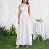 Summer Vacation Style Cross-strap Dress, Sexy Temperament Socialite Personality V-neck Backless Waist Dress