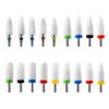 Nail Drill Bits Flame Ceramic Cutters For Manicure Electric Pedicure Nail Bits Gel Polish Remover Files Burr Nail Accessories
