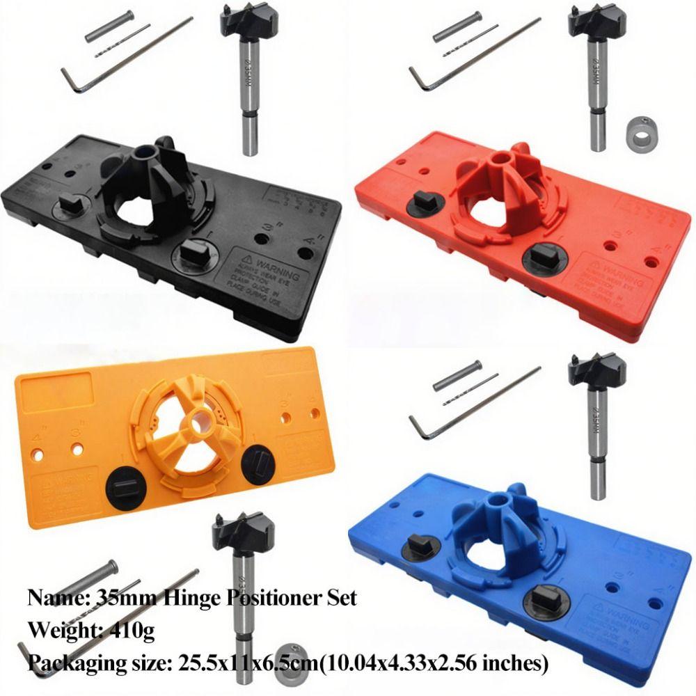Cup Style Design 35MM Hinge Jig Hole Punch Boring Hole Drill Guide  DIY Projects