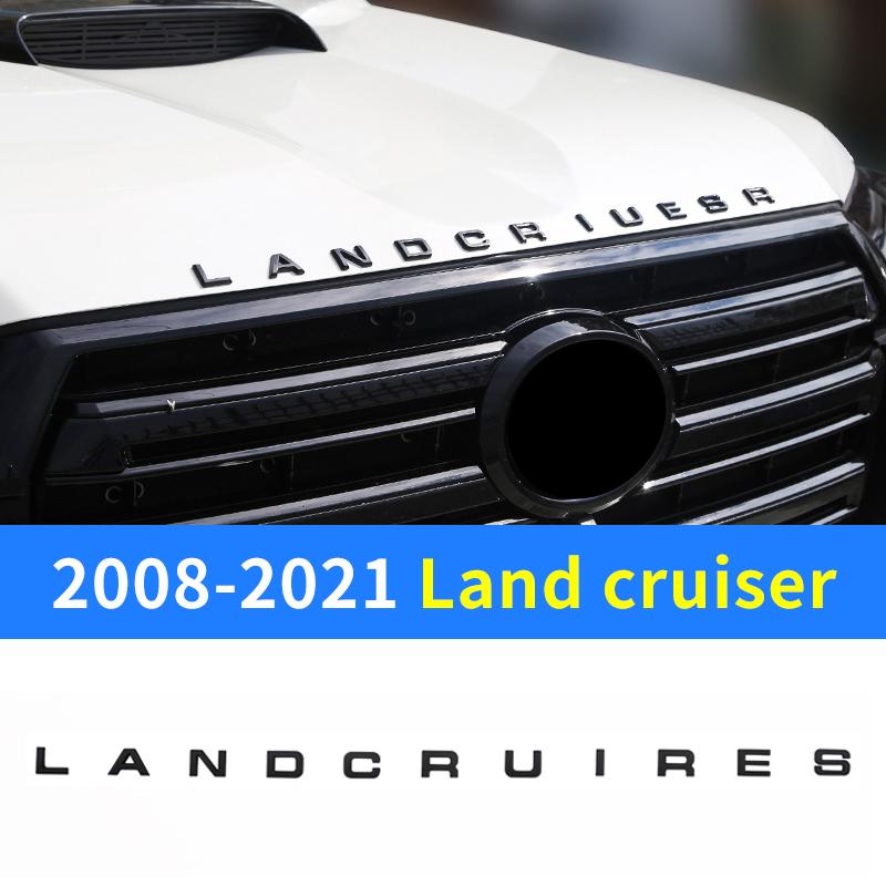 

Для Toyota Land Cruiser 200 Письмо-приглашение Наклейка LC200 2021 Декорация Крышки Двигателя Логотип Land Cruiser Аксессуары для Модификации