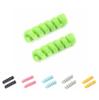 1 Pair Charging Durable Anti-tangle Plastic Cable Protector Spiral Charging Cord Winder