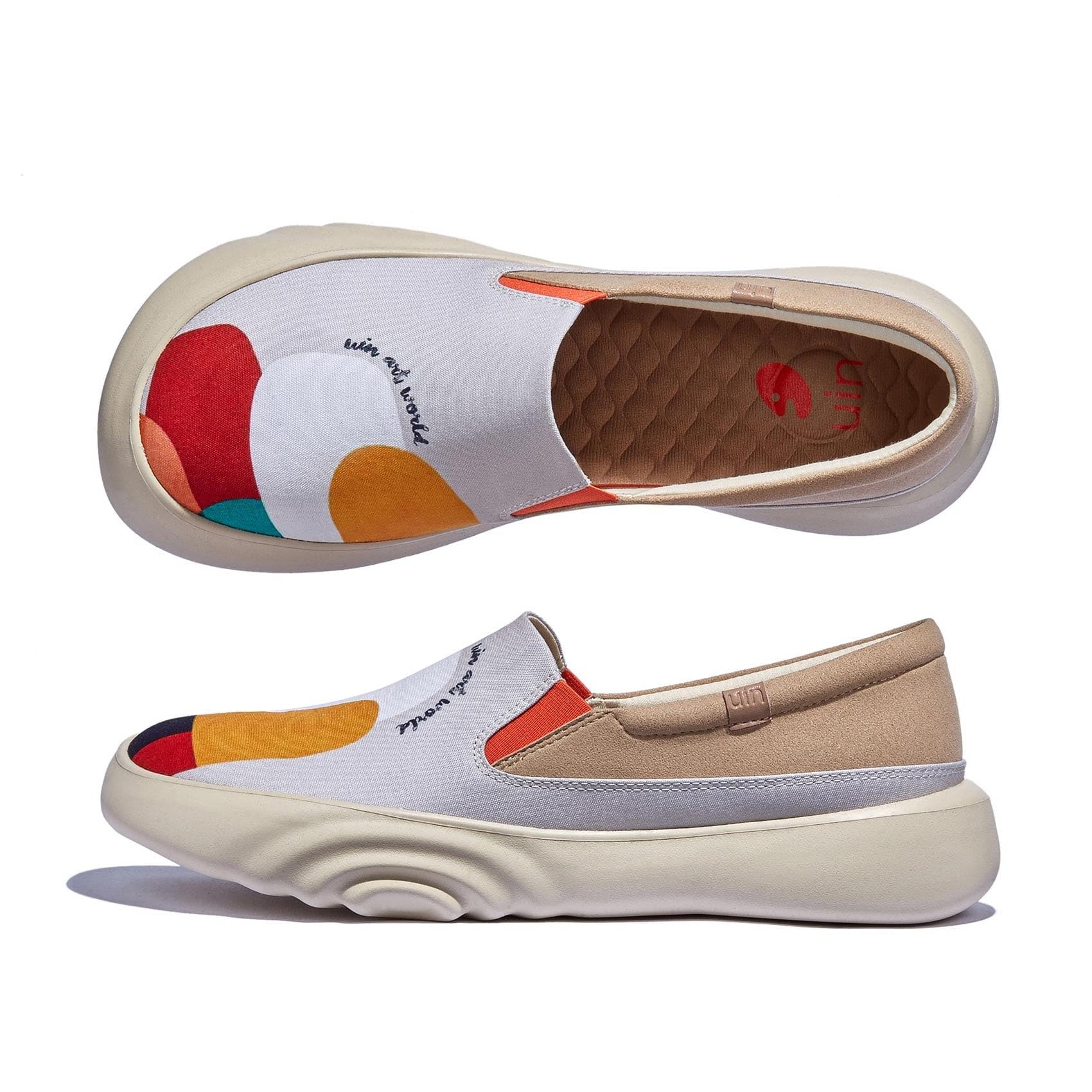 

Denia II Water Ripple Pattern Walking Shoes Art Outdoor Shoes Модні кросівки Дорожнє взуття Ультралегкий дихаючий стильний подарунок см [UIN] для жінок