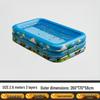 Extra-Large Foldable Inflatable Swimming Pool for Kids and Adults, Outdoor Home Use