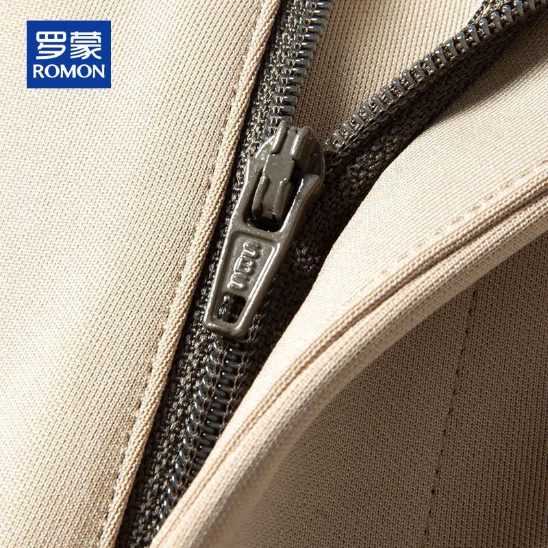 ROMON Men's Casual Loose Straight Trousers