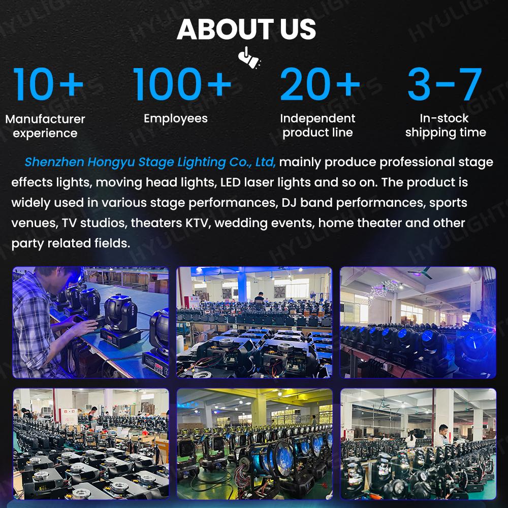 90W Mini Moving Mini LED Headlight for Stage Disco Club Party & Wedding RGBW & White Emission DMX512 Control 13/15CH Beam Effect