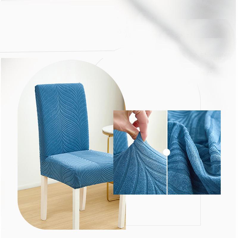 Jacquard Stuhlbezug für Zimmer Stretch Esszimmerstuhlbezug Überzug Elastischer Spandex Küchenstuhlbezug