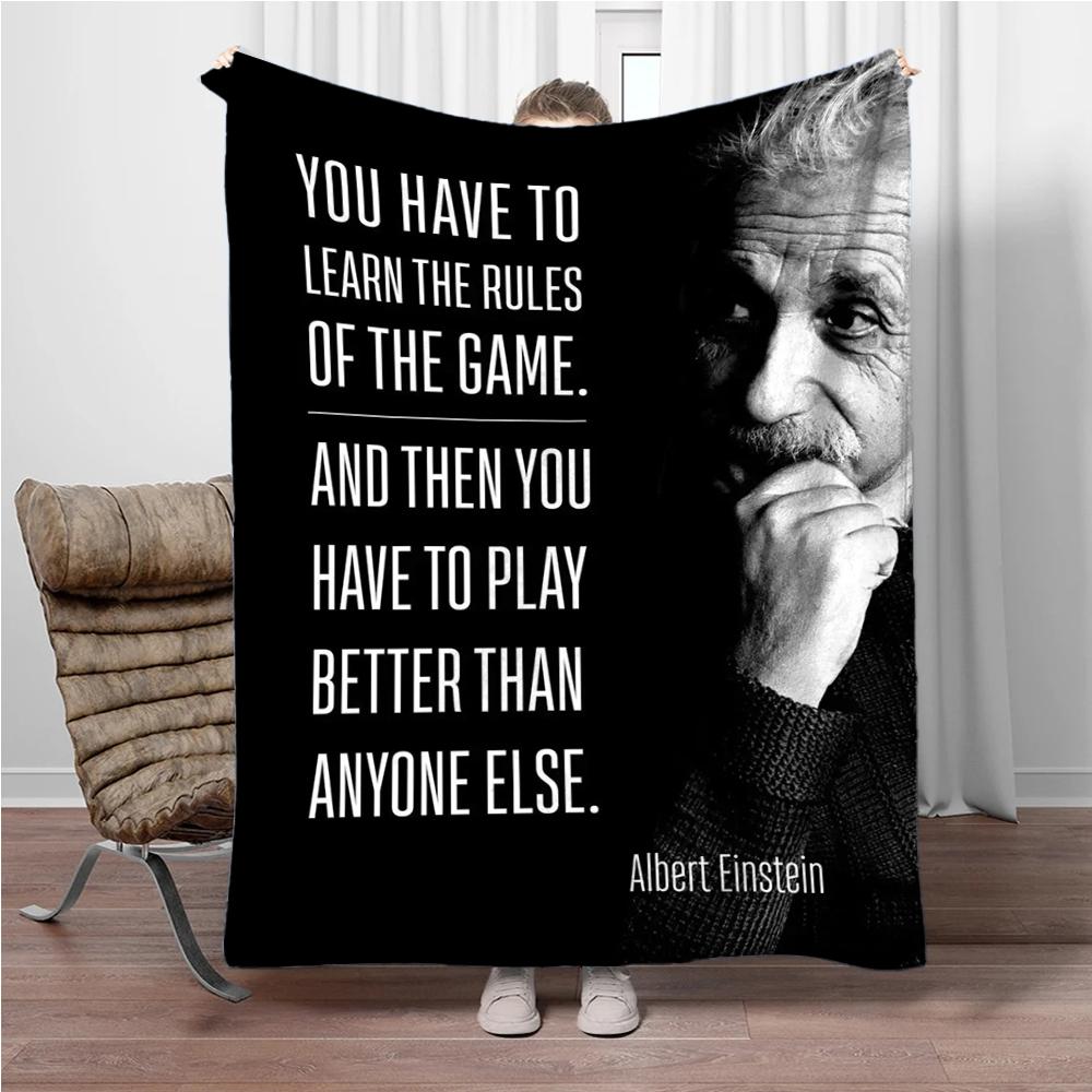 1pc Inspirational Success Lion Classic Blanket Fluffy Children and Adults Sofa Plush Bedspread Throw Lunch Blanket for Sofa Bed