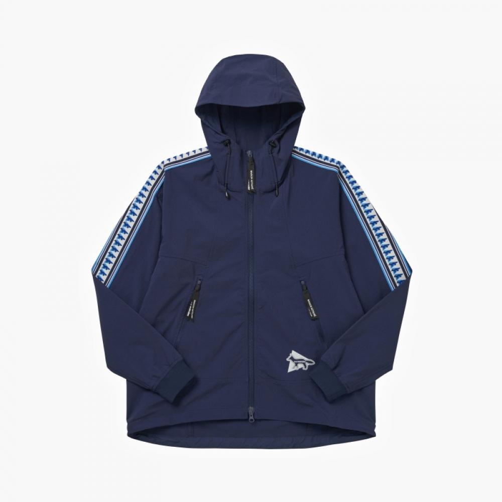Maison Kitsune 5743281904 120 Maison Kitsune X   Wonder foX Logo Patch Track Hooded Public Jacket
