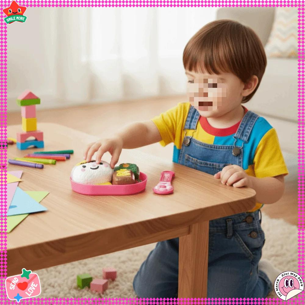 Simulation Food Sweet Rice Ball Pudding Feeding Toy Japanese Early Education Toy Play House Style Role Play Feature for Kids