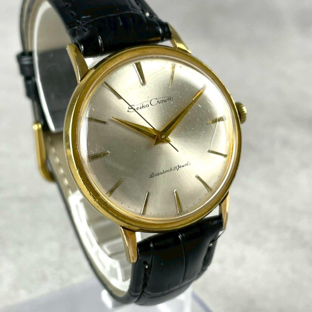 

[Б/У] Рабочие/Ремешок SEIKO Seiko Crown Часы с ручным заводом Серебристый циферблат