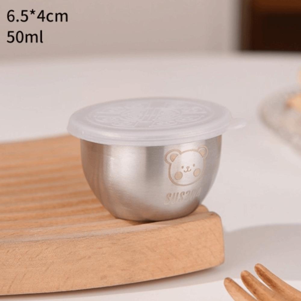 Reusable Storage Containers 304 Stainless Steel Dipping Dish New Sauce Cup  Food Storage