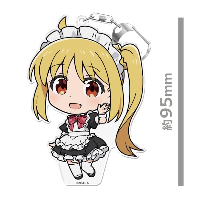 Anime the Keychain Ijichi Nijika Maid Outfit [azumaker] "Bocchi Rock!" Punikore! (with stand) ver.