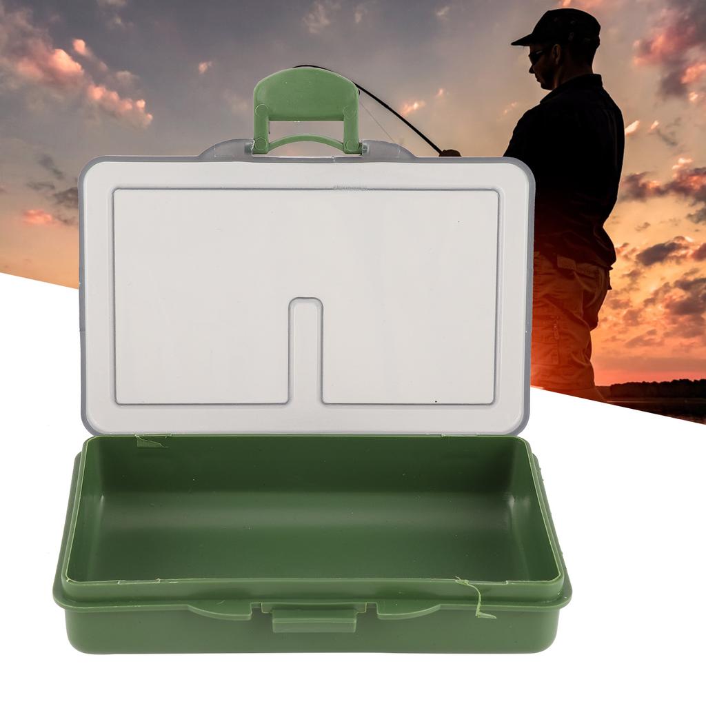 2Pcs Fishing Hook Bait Gadget Box Mini PP Storage Box Case for Fishing Tackle Accessories1 Compartment