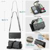 Pour Samsung Galaxy Série A12 A13 A71 S20 S21 S22 S23 S24 S25 Z Fold3 Z Fold4 Z Fold5 Z Fold6 Sac Téléphone Bandoulière Multifonctionnel en Cuir PU